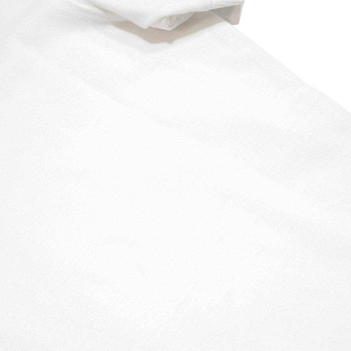 KAPPA Mens White Short Sleeve Plain Polo Shirt L Casual Cotton