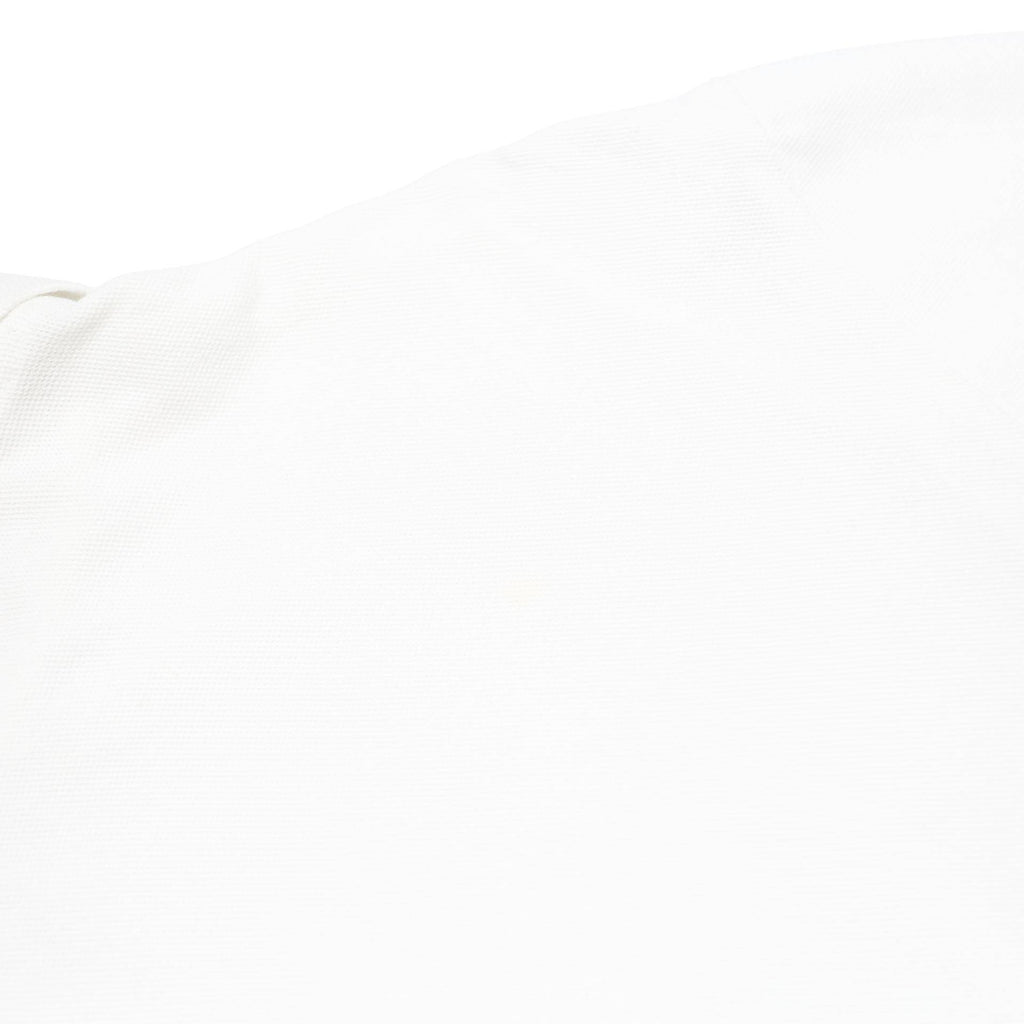 KAPPA Mens White Short Sleeve Plain Polo Shirt L Casual Cotton