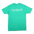 HANES Mens Green Seventh Annual Rodak Run T-Shirt XL Short Sleeve Crew Neck