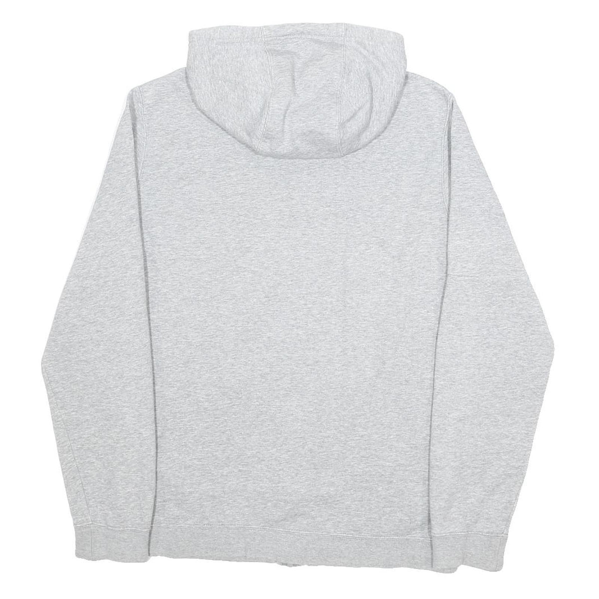 NIKE Mens Grey Just Do It Full Zip Hoodie M Casual Sportswear Cotton Blend