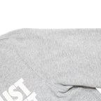 NIKE Mens Grey Just Do It Full Zip Hoodie M Casual Sportswear Cotton Blend