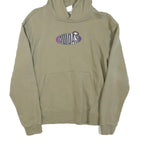 ADIDAS Womens Green ¼ Zip Hoodie S Cotton Blend Casual