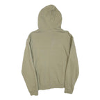 ADIDAS Womens Green ¼ Zip Hoodie S Cotton Blend Casual