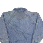 RUTH DOUGLAS Womens Blue Denim Zip Jacket M Woven Classic Stylish Casual