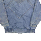 RUTH DOUGLAS Womens Blue Denim Zip Jacket M Woven Classic Stylish Casual