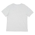 CALVIN KLEIN Mens Grey T-Shirt L Short Sleeve Crew Neck Logo Print Cotton Blend