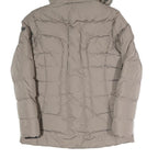 WELLENSTEYN Womens Beige Jacket M Polyester Blend Zip Hooded Plain Winter