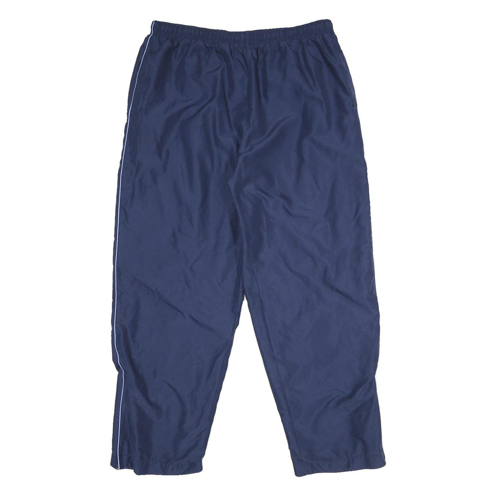 CHAMPION Mens Joggers Navy Blue XL W34 Lightweight Sportswear Elastic Waist