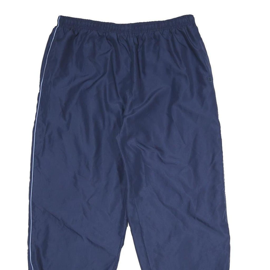 CHAMPION Mens Joggers Navy Blue XL W34 Lightweight Sportswear Elastic Waist