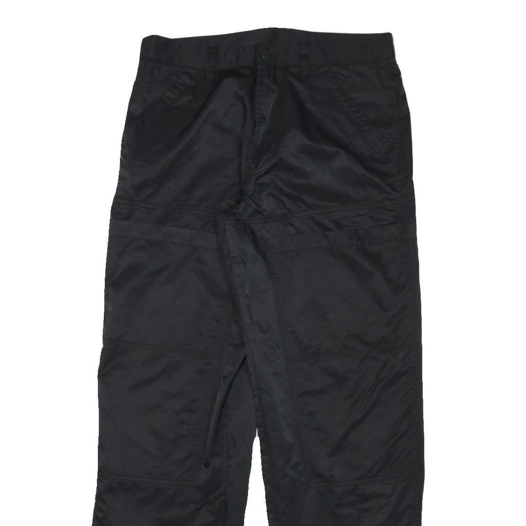 KJB Mens Polyester Blend Black Relaxed Fit Straight Trousers W32 L31 Comfortable