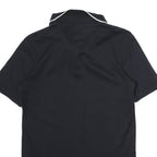 TED BAKER Mens Black Short Sleeve Plain Polo Shirt S Cotton Premium Casual