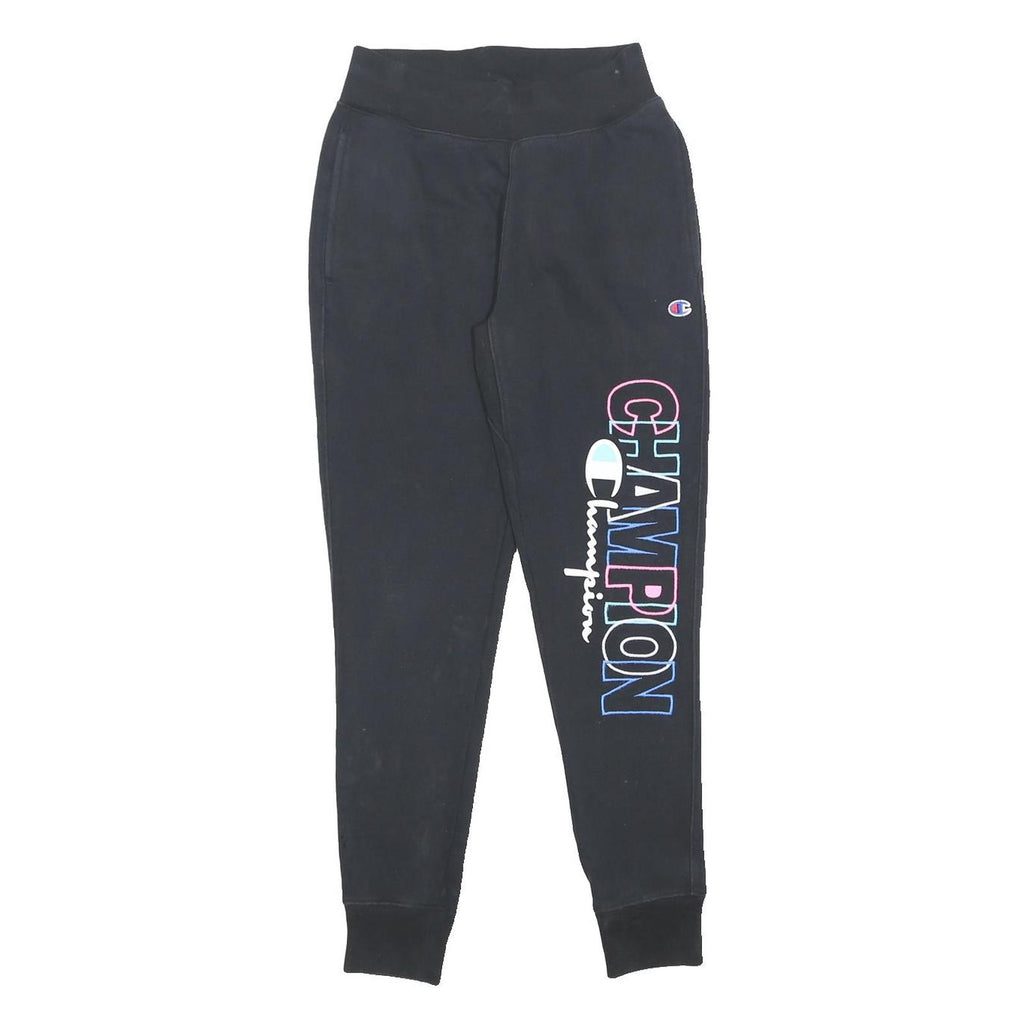 CHAMPION REVERSE WEAVE Womens Joggers Black S W24 L29 Cotton Blend Slim Tapered