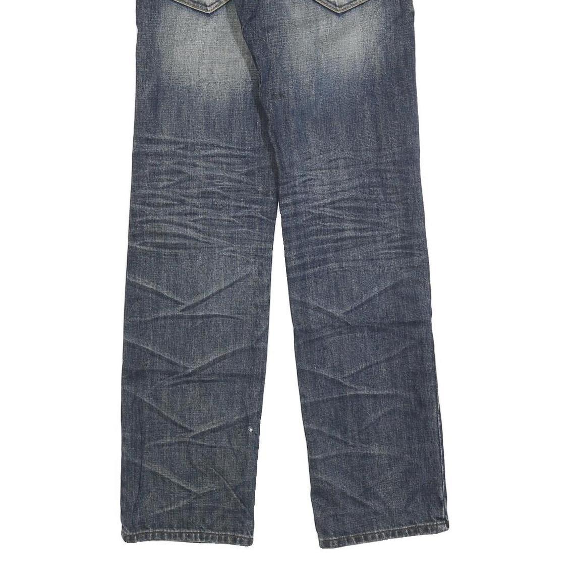 DICKIES Mens Jeans Blue Regular Straight Denim Medium W28 L32 Workwear Zip