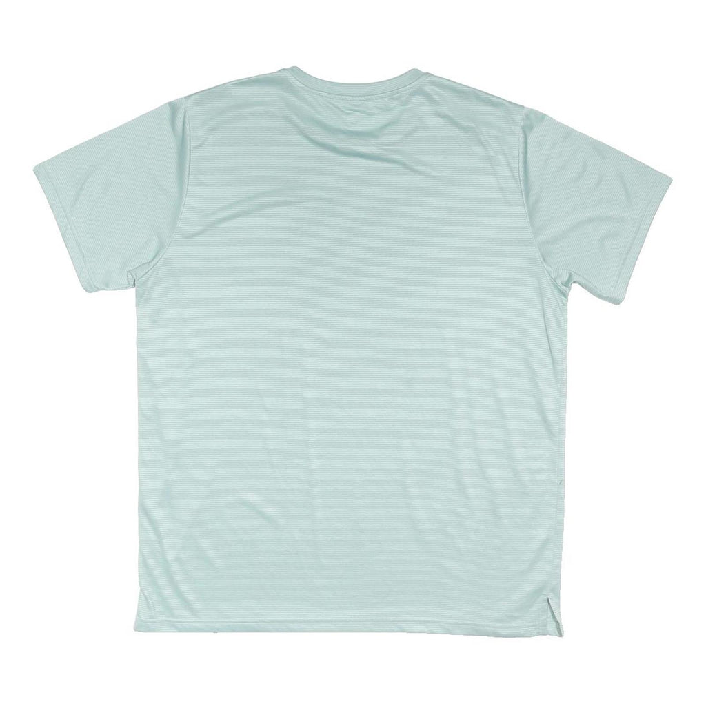 NEW BALANCE Mens Light Green Sports T-Shirt L Short Sleeve Crew Neck Lightweight