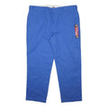 DICKIES Mens Regular Blue Cotton Blend Trousers W44 L30 Zip Closure Workwear