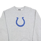 NFL Mens Grey Cotton Blend Crew Neck L Sweatshirt Horseshoe Logo Pullover