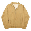 JACK'S Mens Beige Cotton Blend Zip Jacket M Plain Casual Lightweight