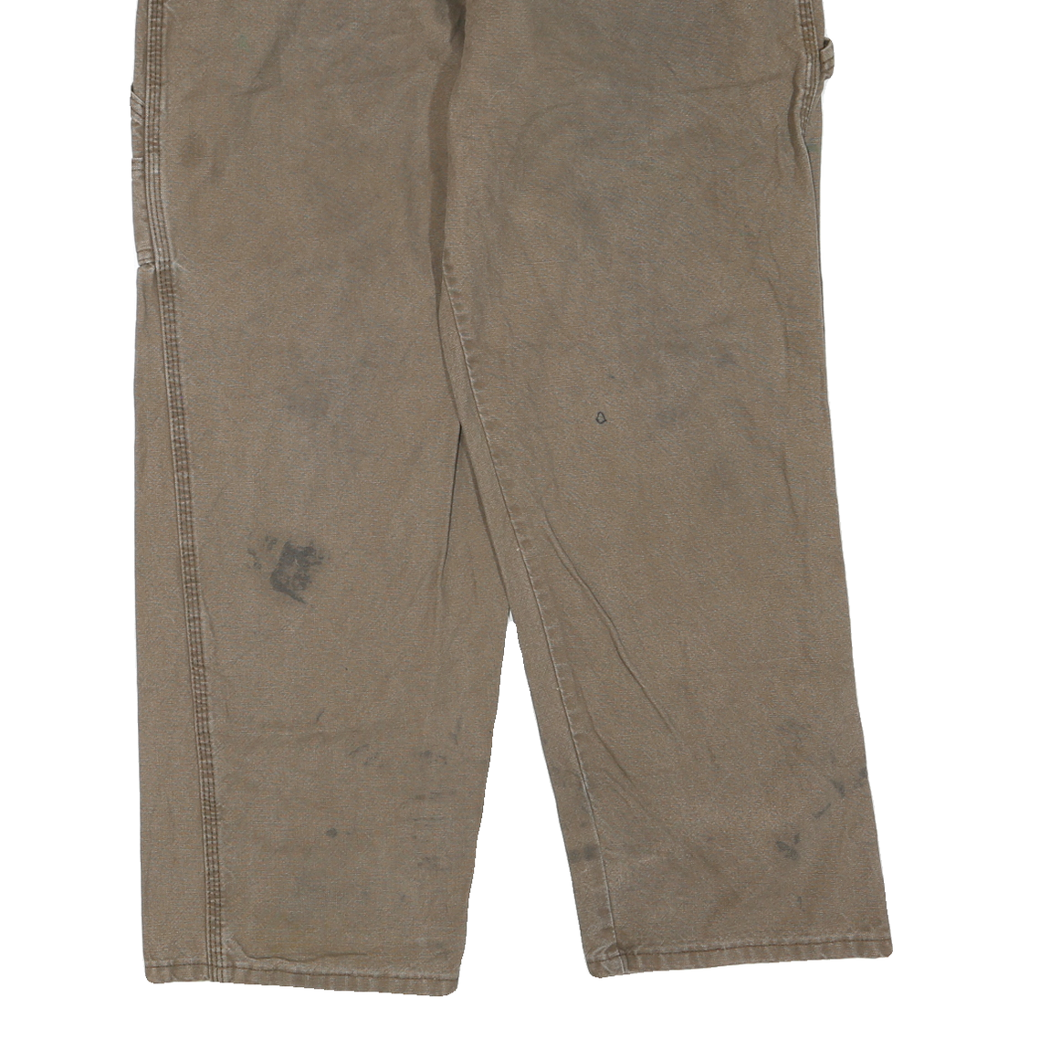 DICKIES Mens Jeans Beige Regular Straight Denim W32 L29 Workwear Utility