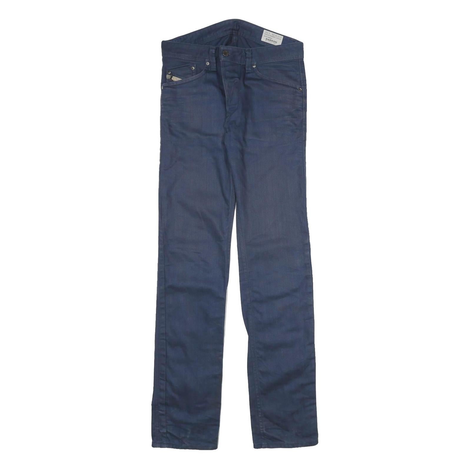 DIESEL Mens Jeans Blue Slim Skinny Denim W28 L34 Stylish Casual Buttons