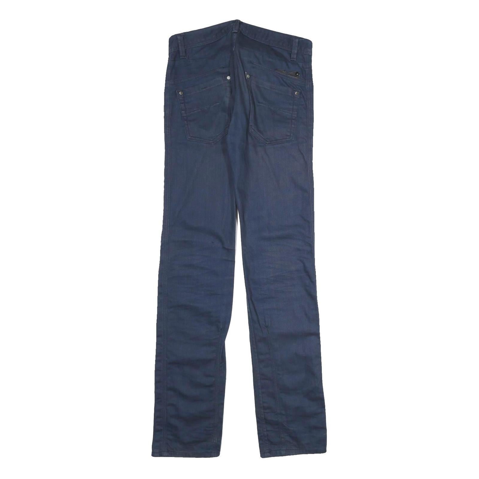 DIESEL Mens Jeans Blue Slim Skinny Denim W28 L34 Stylish Casual Buttons