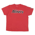 NFL Mens Red San Francisco Niners Graphic T-Shirt XL Short Sleeve Crew Neck