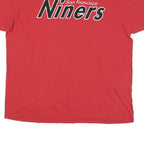 NFL Mens Red San Francisco Niners Graphic T-Shirt XL Short Sleeve Crew Neck