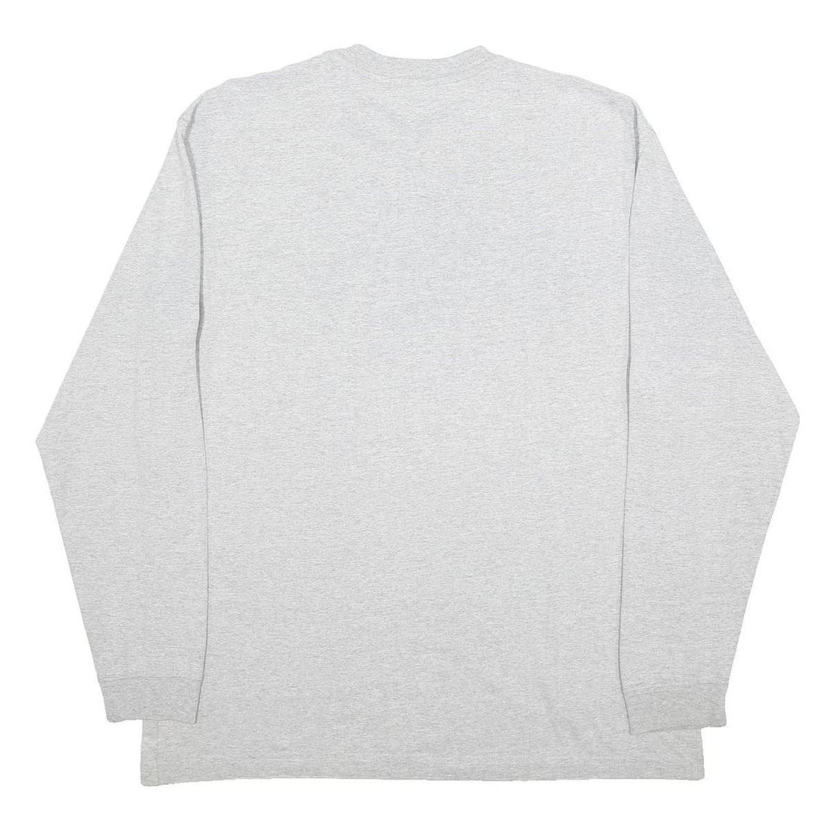 CARHARTT Mens Grey Long Sleeve Henley Neck T-Shirt Cotton Blend L Pocket
