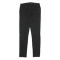 LEVI'S Womens Black Slim Skinny Denim Jeans Cotton Blend W26 L27 Stretch Zip