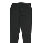 LEVI'S Womens Black Slim Skinny Denim Jeans Cotton Blend W26 L27 Stretch Zip