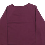 CHAMPION Womens Maroon Sweatshirt Crew Neck M Embroidered Logo Comfort Fit