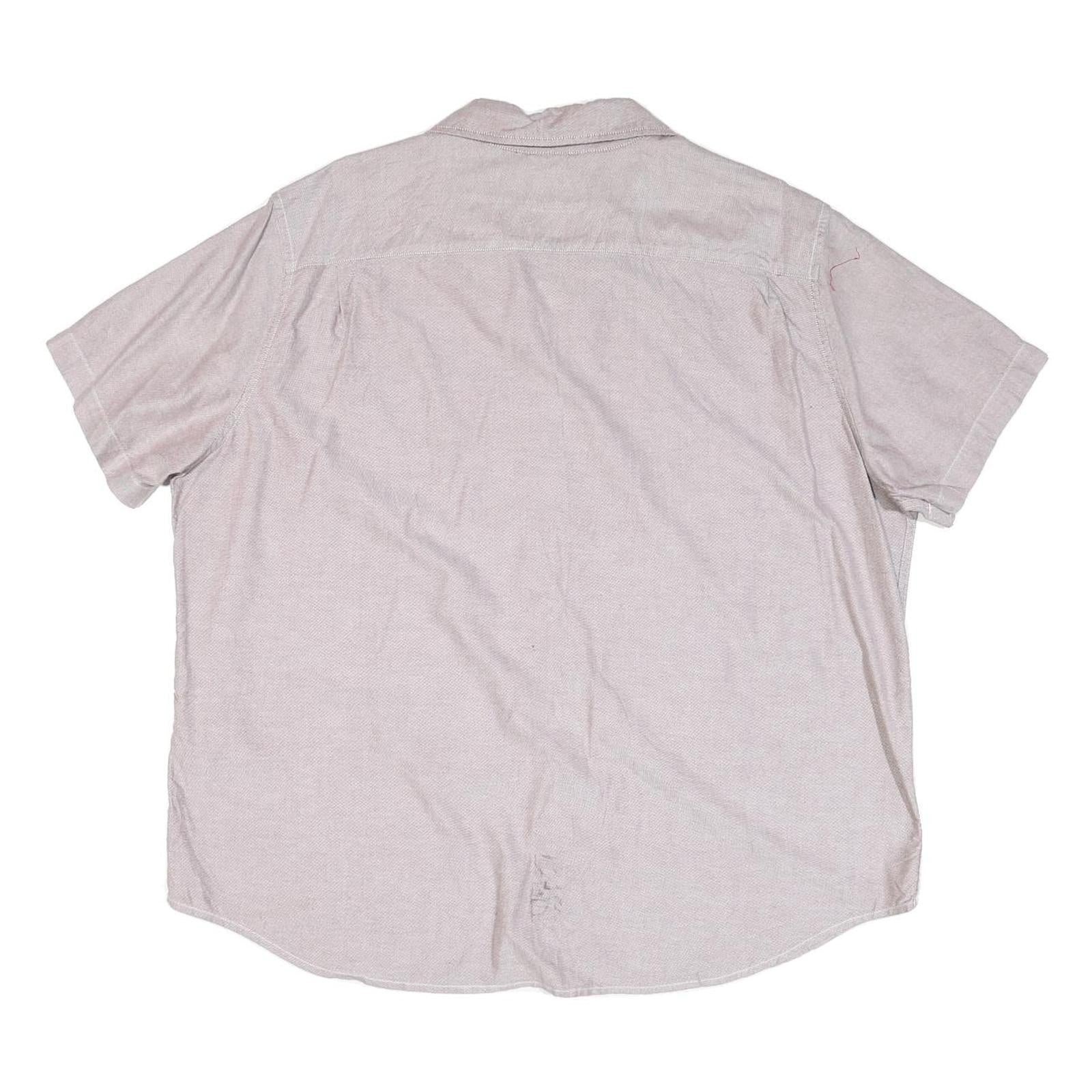 LEVI'S Mens Light Grey Cotton Blend Shirt 2XL Casual Button-Up Pocket