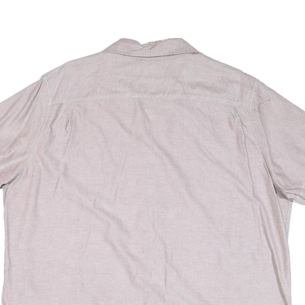 LEVI'S Mens Light Grey Cotton Blend Shirt 2XL Casual Button-Up Pocket