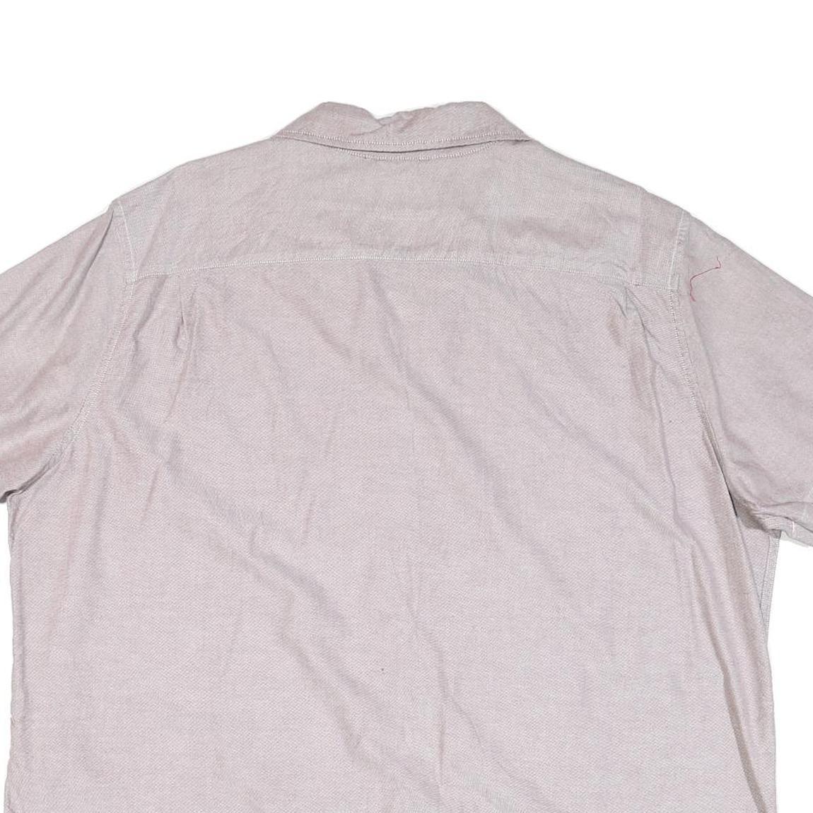 LEVI'S Mens Light Grey Cotton Blend Shirt 2XL Casual Button-Up Pocket