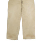 DICKIES Mens Regular Fit Straight Beige Cotton Jeans W34 L29 Workwear Casual