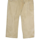 DICKIES Mens Regular Fit Straight Beige Cotton Jeans W34 L29 Workwear Casual