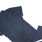 DICKIES Mens Navy Blue Cotton Regular Fit Dungarees L W46 L29 Workwear