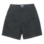 POLO RALPH LAUREN Womens Black Casual Cotton Shorts M W32