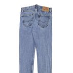 LEVI'S Mens Slim Fit Blue Denim Cotton Blend Jeans W27 L30 Classic Zip Pocket