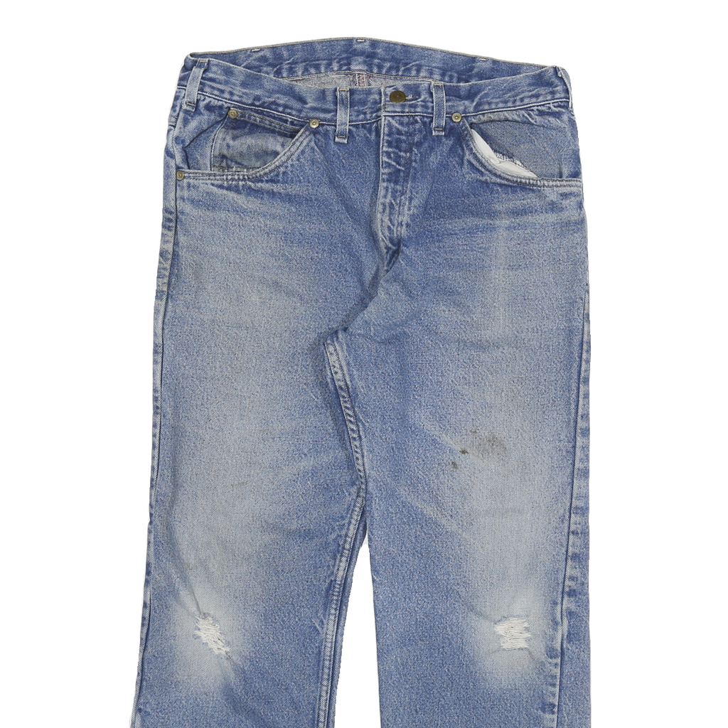 CARHARTT Mens Jeans Blue Regular Straight Denim Light W32 L27 Workwear Casual