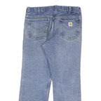 CARHARTT Mens Jeans Blue Regular Straight Denim Light W32 L27 Workwear Casual