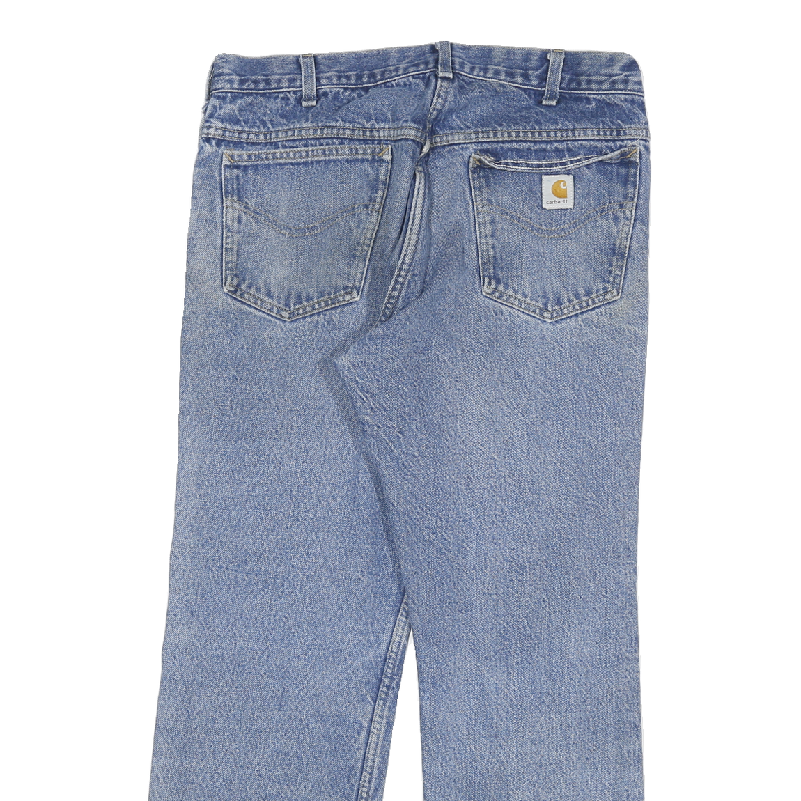 CARHARTT Mens Jeans Blue Regular Straight Denim Light W32 L27 Workwear Casual