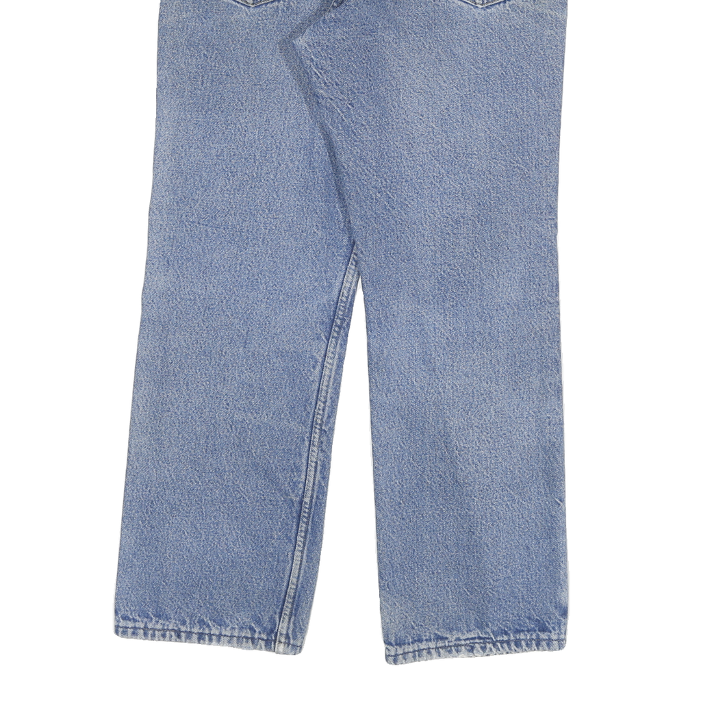 CARHARTT Mens Jeans Blue Regular Straight Denim Light W32 L27 Workwear Casual