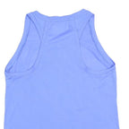 NEW BALANCE Womens Blue Running Vest L Sleeveless V-Neck Sports Active Wear