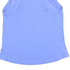 NEW BALANCE Womens Blue Running Vest L Sleeveless V-Neck Sports Active Wear
