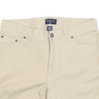 NAUTICA Womens Shorts Beige Casual Plain M W30 Cotton Blend Comfort Style