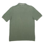 KAPPA Mens Green Short Sleeve Plain Polo Shirt L Classic Cotton Casual