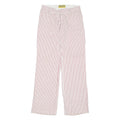 LIBERTINE Striped Womens Trousers Red Regular Straight W29 L33