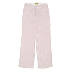 LIBERTINE Striped Womens Trousers Red Regular Straight W29 L33