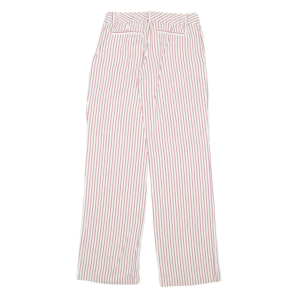 LIBERTINE Striped Womens Trousers Red Regular Straight W29 L33