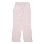 LIBERTINE Striped Womens Trousers Red Regular Straight W29 L33